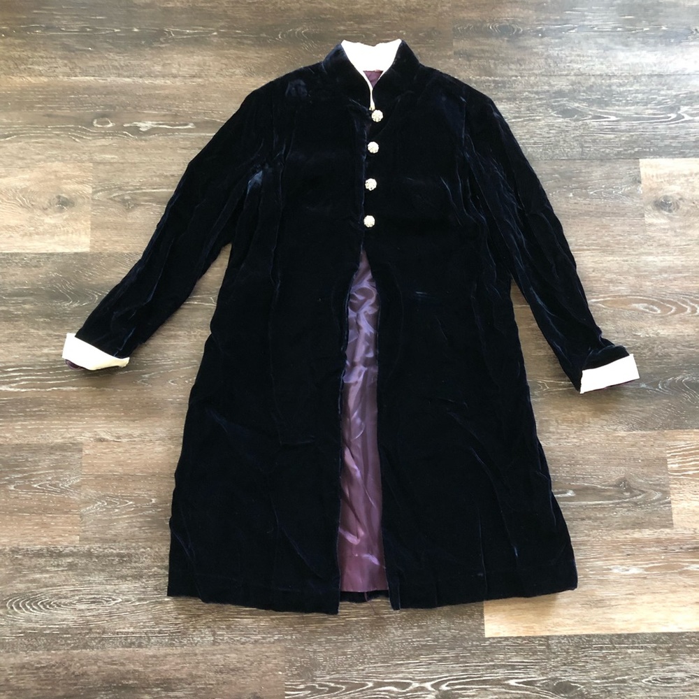 VINTAGE 50S VELVET TWO PIECE SET